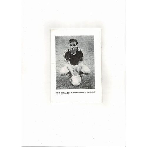Sparta Prague v Fenerbahce European Cup Football Programme 1989/90