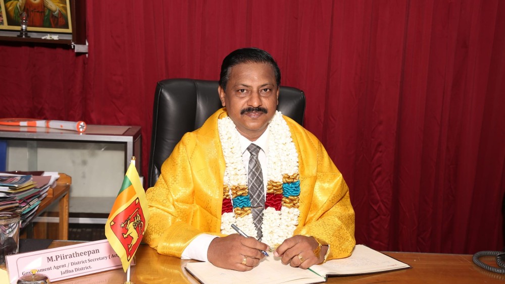 யாழ். மாவட்ட பதில் அரச அதிபராக பிரதீபன் 