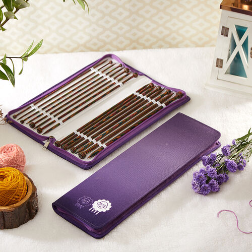 KnitPro Symfonie Wood Single Pointed Needle Sets