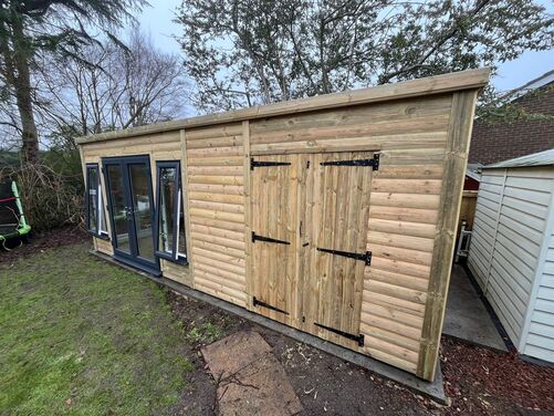 20x10 Pent Summer House