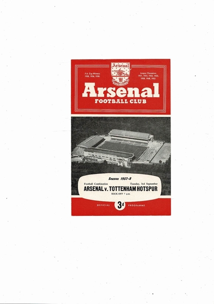 Football Programmes being listed today