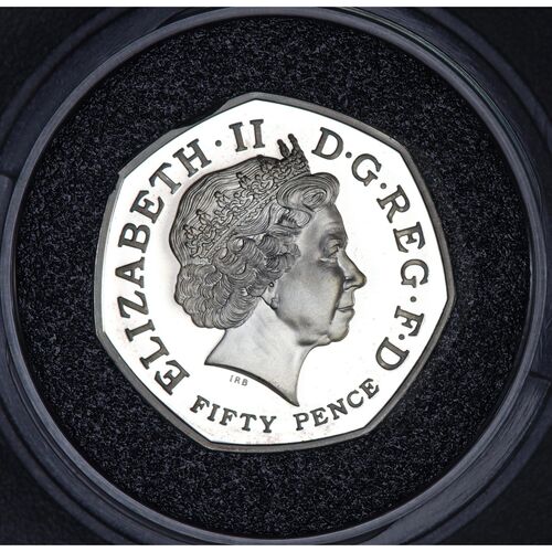 Rare 2009 proof Kew Gardens 50p coin
