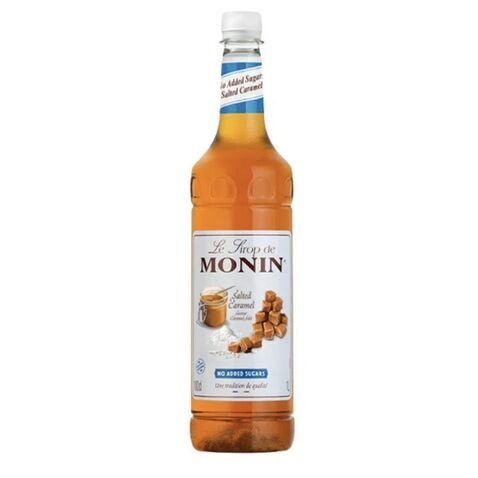 Salted Caramel No Added Sugar Syrup  by Monin - 1 Litre