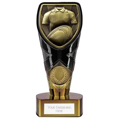 Fusion Cobra Rugby Shirt Award Black & Gold