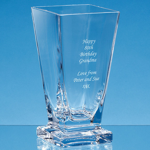 Handmade Tapered Footed Vase 22.5cm