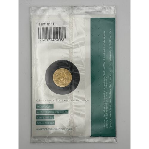 1911 George V full gold sovereign