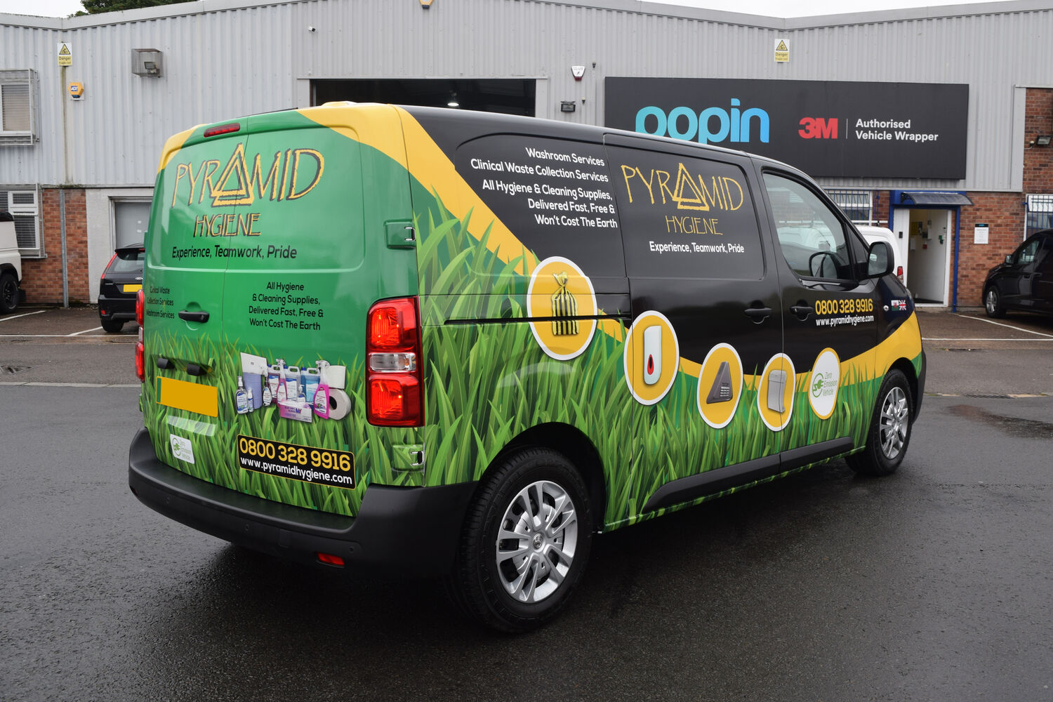 Pyramid Hygiene - 3x Vauxhall Vivaro