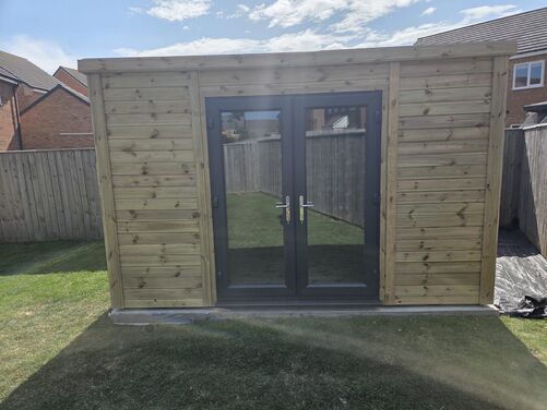 12x10 Pent Home Bar
