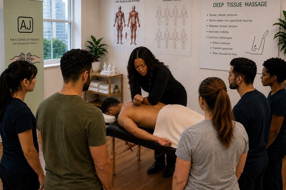 Deep Tissue Massage | The AJ School of Massage And Complementary Therapies