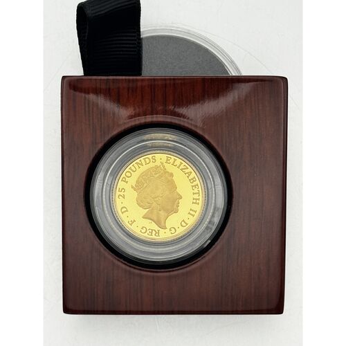 2019 QE11 Queens beasts proof quarter ounce gold coin
