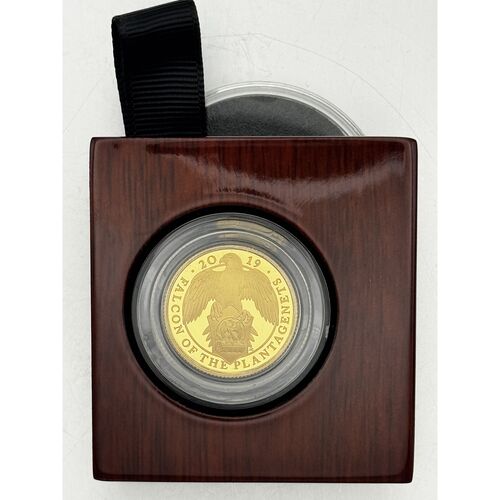 2019 QE11 Queens beasts proof quarter ounce gold coin