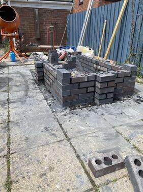 Brick planter | Muscle Stone &amp; Brick Solutions | Stonework masonry builder -Reponiting-repair Cardiff | Brickwork builder -repointing -repair-Cardiff | Garden walls-extensions-patios-garages-porches-garden kitchen ovens-home structural repairs-BBQ.cardiff