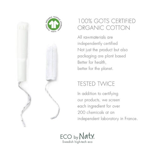 Eco by Naty Organic Tampons - Super