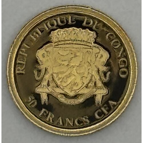 50th Anniversary of the Krugerrand 50 Francs Gold coin 0.51g