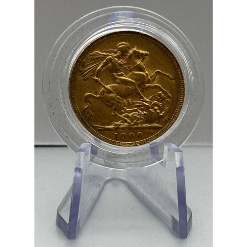 1900 Queen Victoria full gold sovereign
