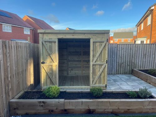 8x6 Pent Storage Shed