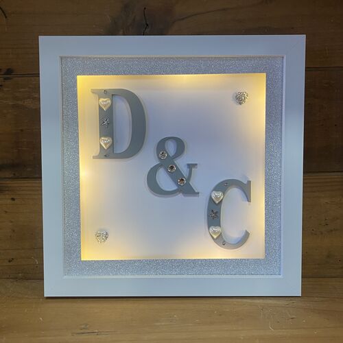 Initials Engagement Frame
