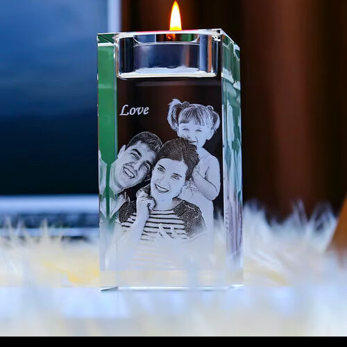 The 3D Bute 8x6x6cm Tea Light/Candle Holder