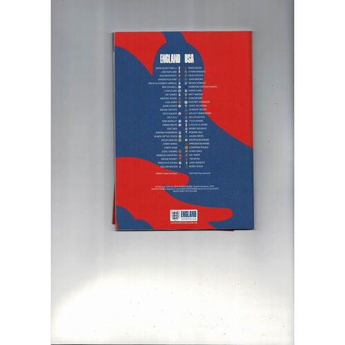 2018 England v USA Football Programme + Insert & Press Cuttings
