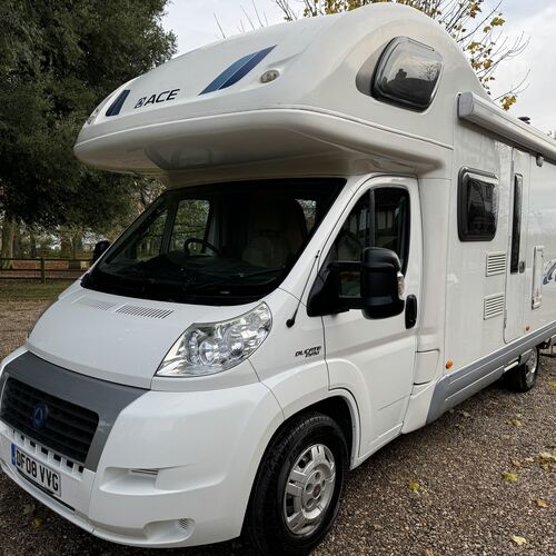 2008 Ace Firenze Motorhome 6 Berth Fiat Ducato 41k miles - Last owner 6.5yrs