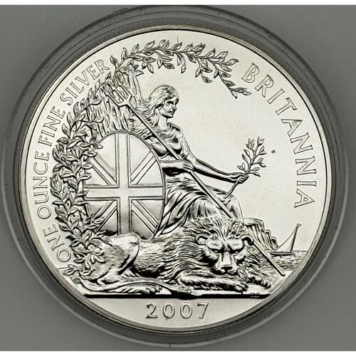 2007 silver one ounce Britannia