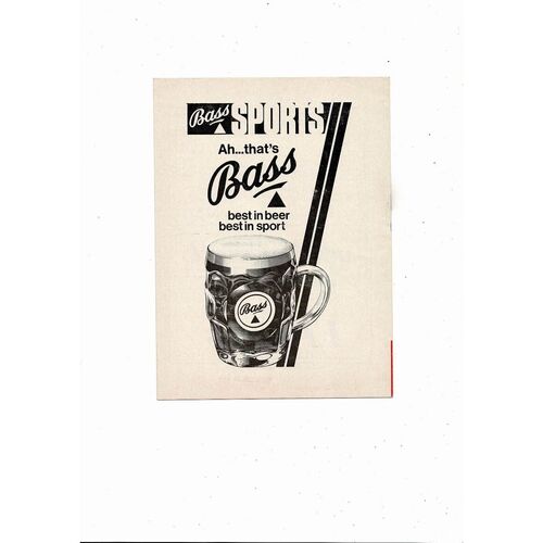 1974 Republic of Ireland v Russia Football Programme