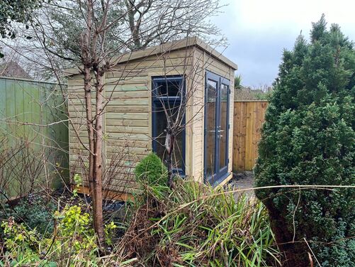 #PVC066 8X8 Pent Summer House