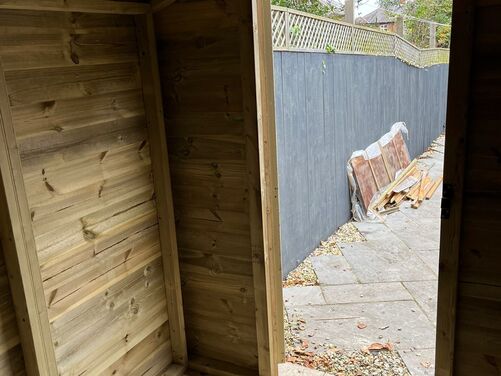 #A084 5x5 Apex Storage Shed