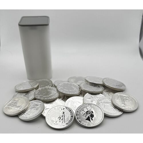 25 one ounce silver 2021 Britannia’s