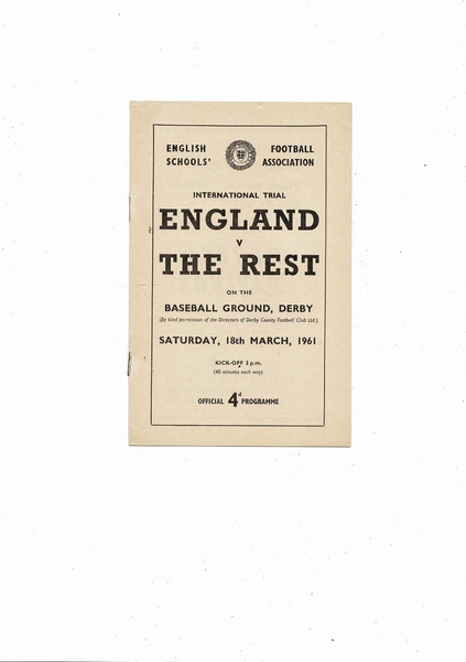 More Football Programmes being listed today