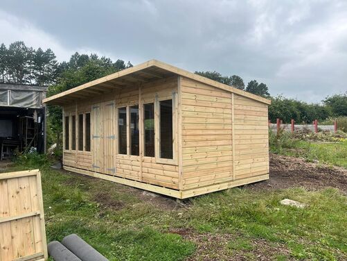 #P076 20x10 Pent Shed