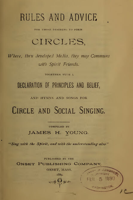 1889 | Rules and Advice for Those Desiring to Form Circles