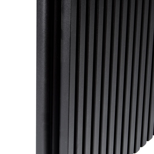 Ex Homebase Moderno BLACK designer 600H x 823L radiator