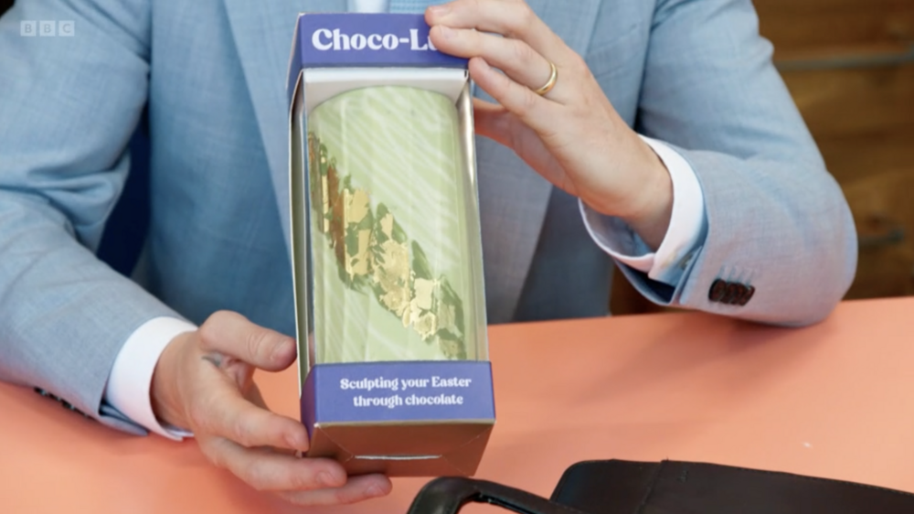 Choco-lux packaging from the apprentice