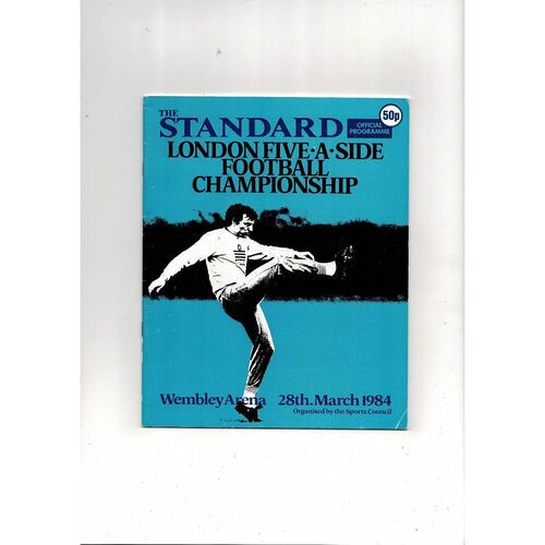 1984 London Five a side Football Programme