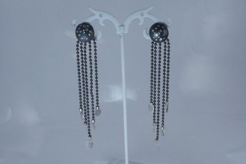 Night Sky Dangly Earrings