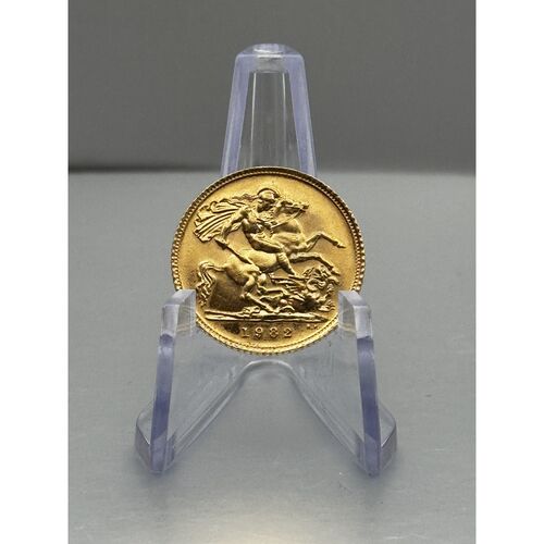 1982 QE11 gold half sovereign