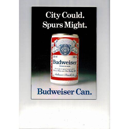 1987 Coventry City v Tottenham Hotspur FA Cup Final Football Programme