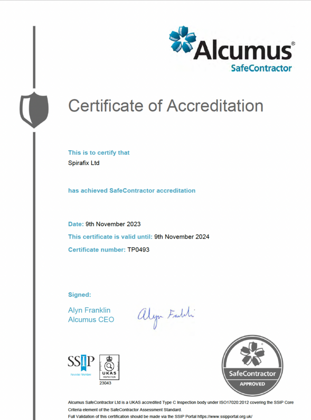 Notre nouveau certificat d'entrepreneur sécuritaire