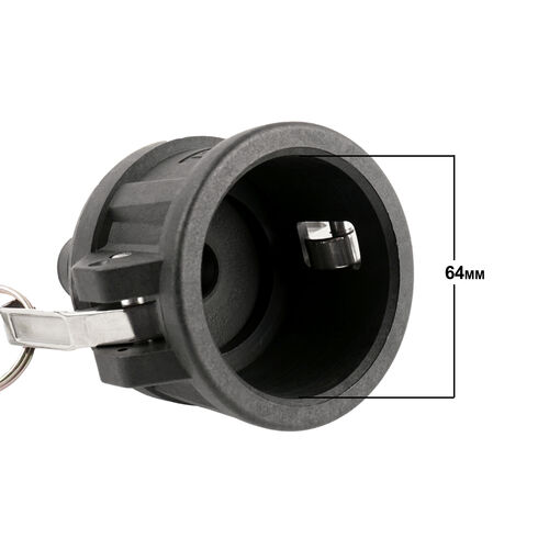 2" Camlock Coupler x 0.5 inch Hose Tail