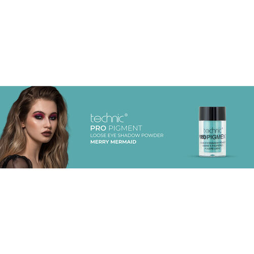 Technic Pro Wet & Dry Pigment Loose Eyeshadow Powder Merry Mermaid - 2g