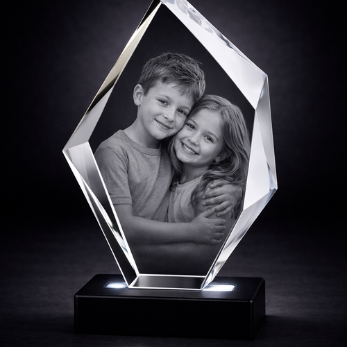 The Beautiful 3D Jura 14x10x6cm Pure Crystal Iceberg