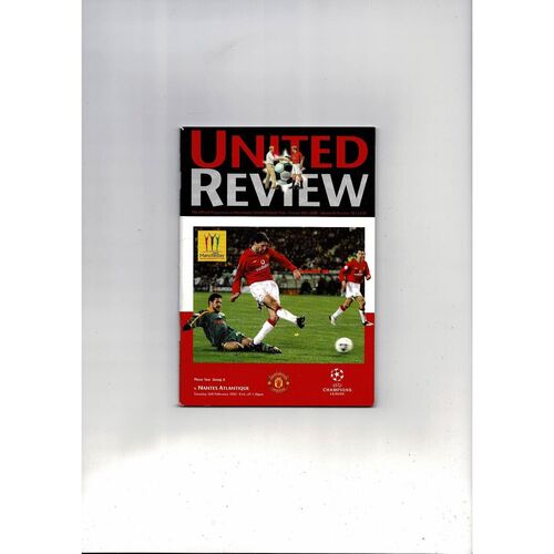 Manchester United v Nantes Champions League Football Programme 2001/02
