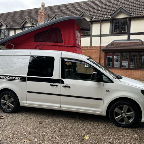 2014 (64)reg VW Caddy 1.6TDi Camper Van 2 Berth - Pro Conversion - High Spec