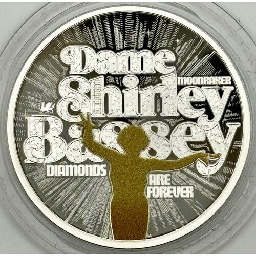 2023 1 ounce silver proof coin ‘Shirley Bassey’