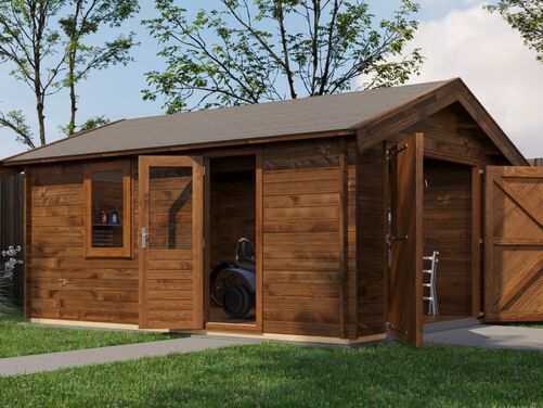 400cm x 500cm Garage