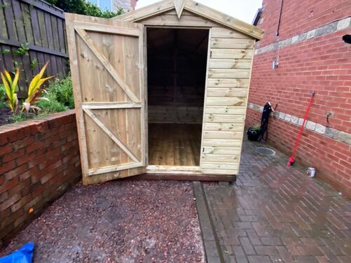 #A076 10x6 Apex Shed