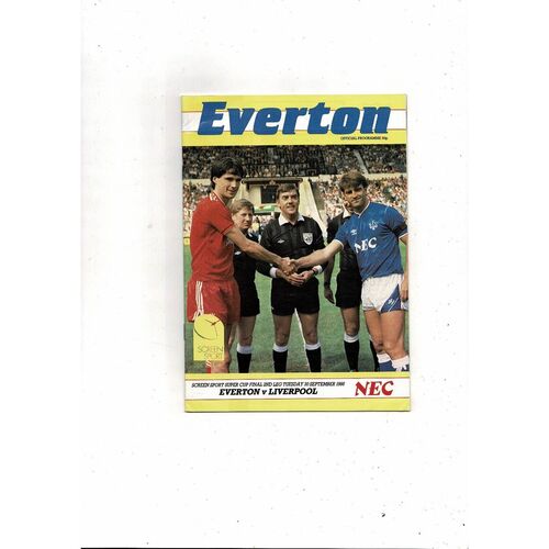 Everton v Liverpool Screen Sport Cup Final