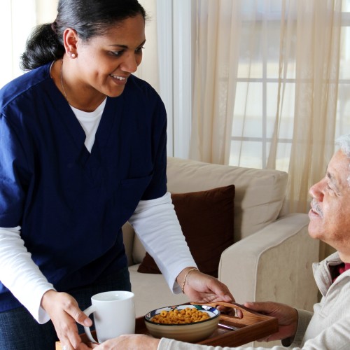 What is domiciliary care?