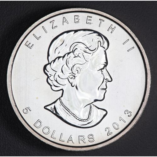 2013 1 ounce silver Maple leaf